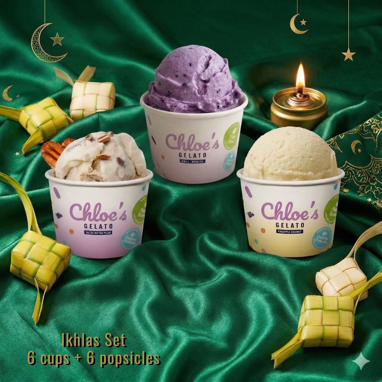 IKHLAS SET (6 cups + 6 popsicles)