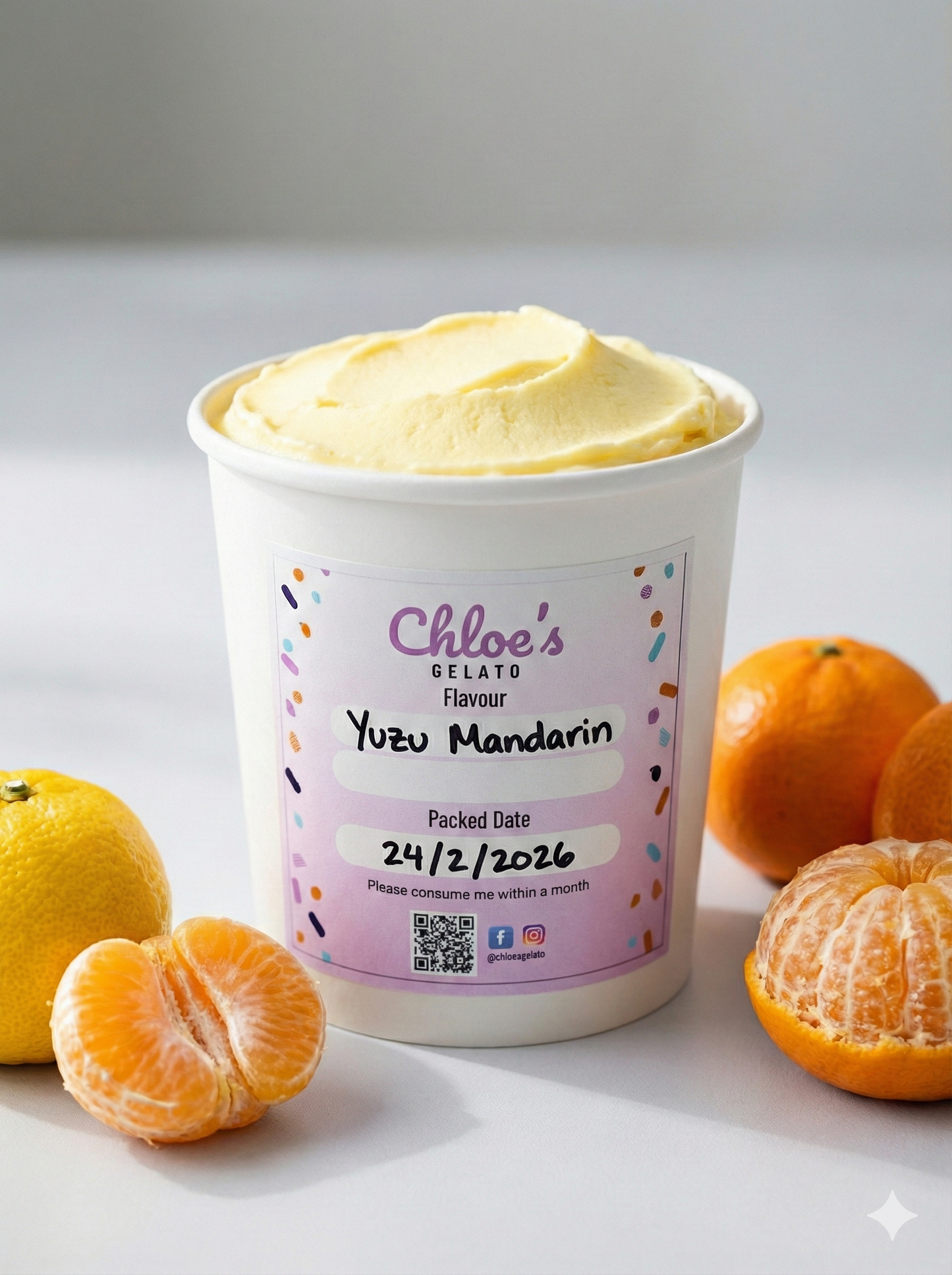 Yuzu Mandarin 1 Pint (No Sugar Added)